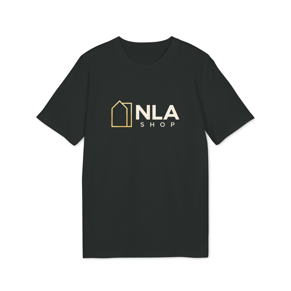NLA Shop · T-Shirt Schwarz – L · Logo